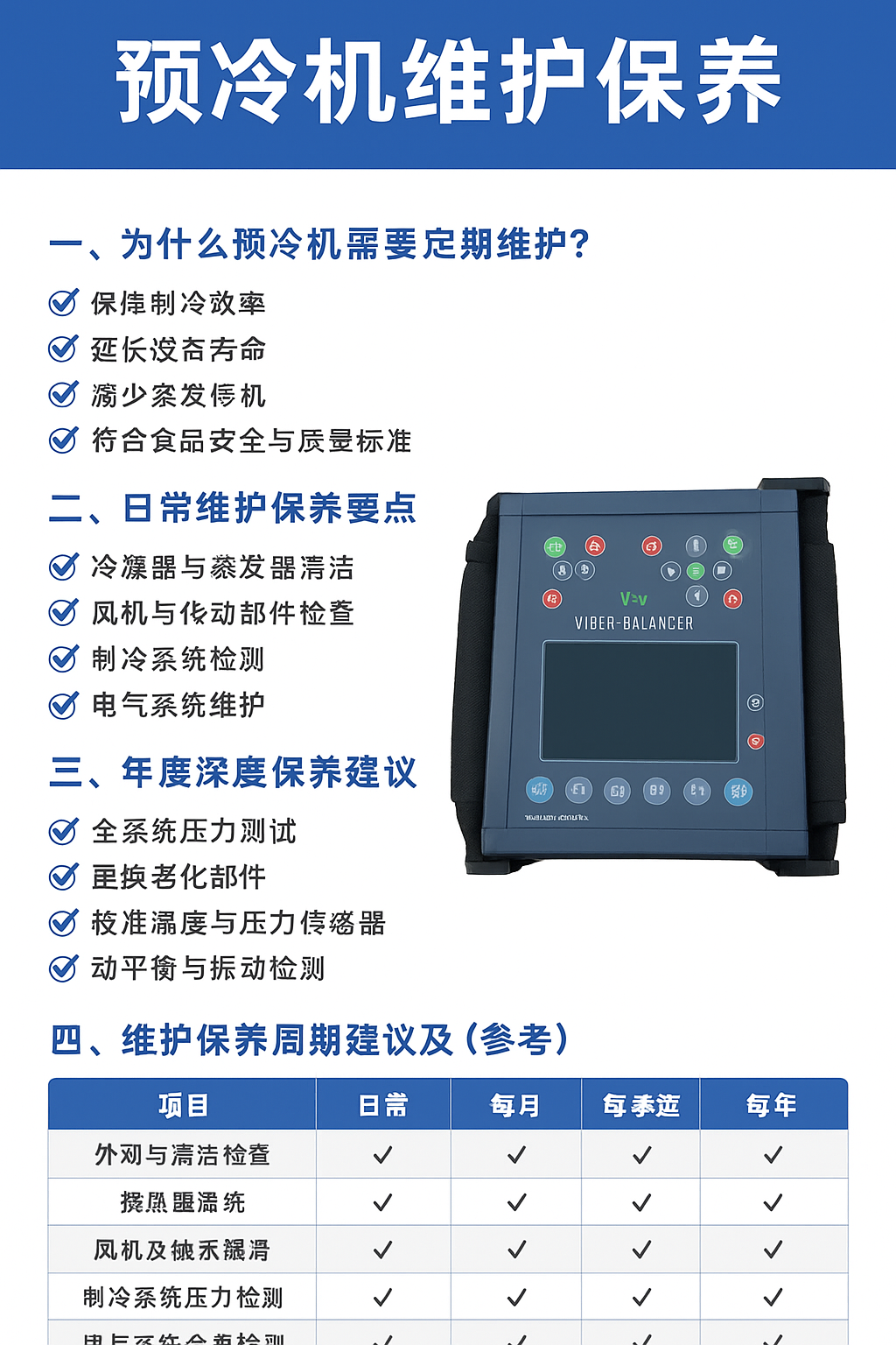 预冷机维护保养指南——提升效率、延长寿命的关键